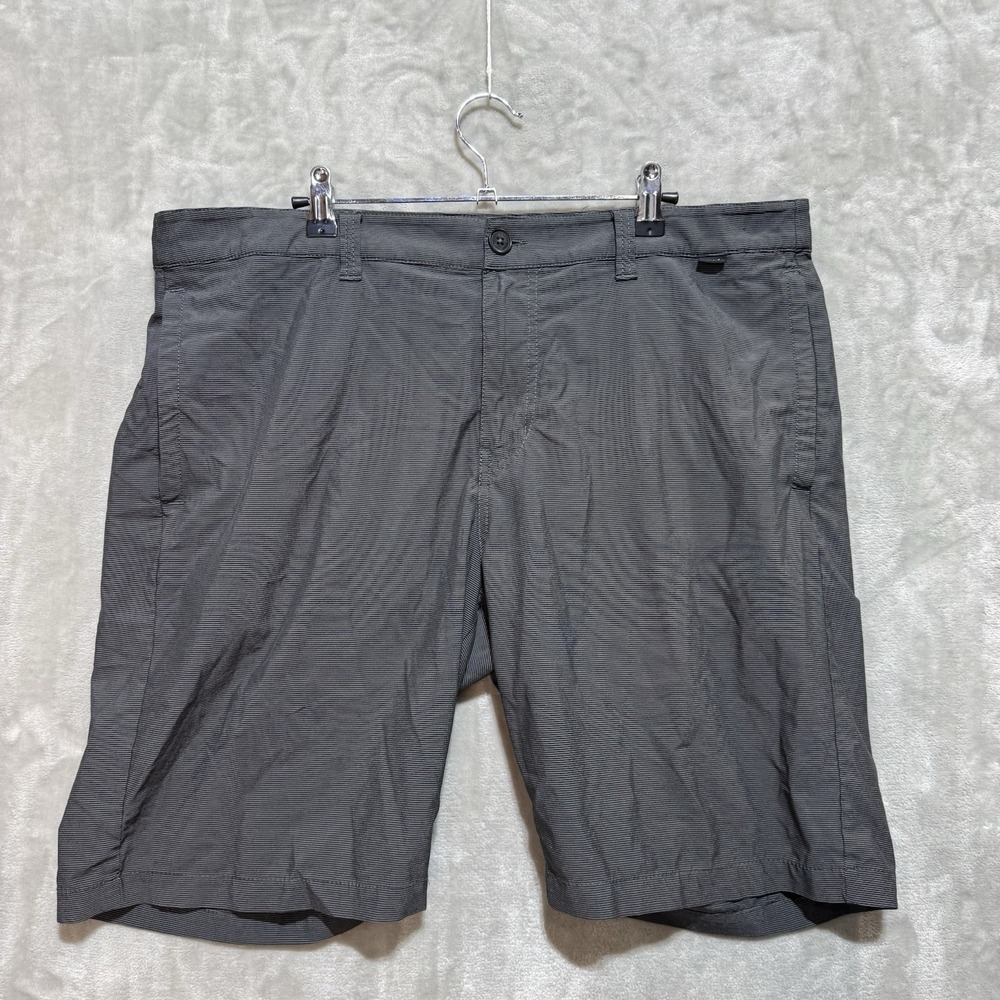 Travis Matthew Chino Shorts Mens 38 Gray Stretch Casual Travel Resort Wear Golf
